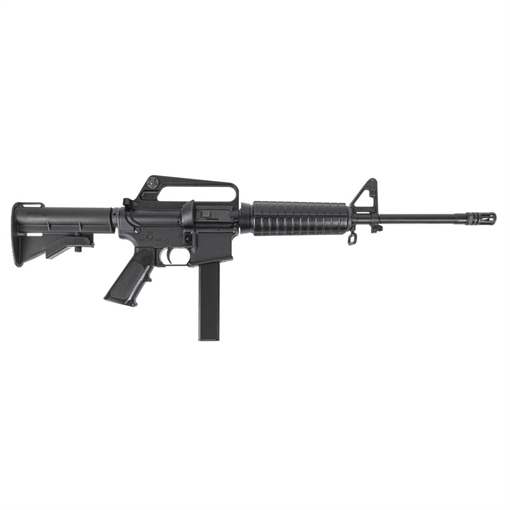 Picture of H&R Retro 635 Carbine 9mm Luger 32rd Magazine(1) 16" Threaded Barrel 1:10 Twist Black HR51655152852