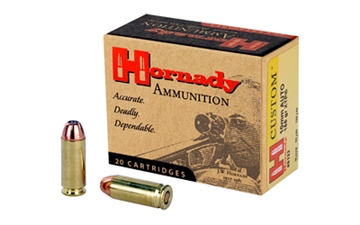 Picture of Hornady Custom 10mmAuto 155gr Hornady XTP Hollow Point 20 Per Box/10 Case 9122