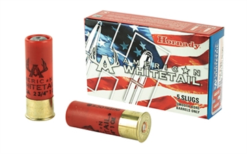 Picture of Hornady American Whitetail 12 Gauge 2.75" 1 oz Rifled Slug Shot 5 Per Box/ 20 Case 86234