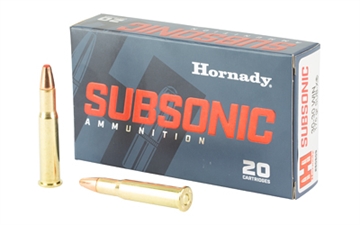 Picture of Hornady Sub-X Subsonic Rifle Ammunition .30-30 Win 175 gr. PT 1050 fps 20/ct 80809