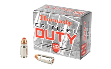 Picture of Hornady Critical Duty 357Sig 135gr Hornady FlexLock 20 Per Box/10 Case 91296