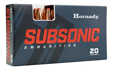 Picture of Hornady Subsonic Rifle Ammunition .45-70 Govt 410gr PT 1075 fps 20/ct 82742