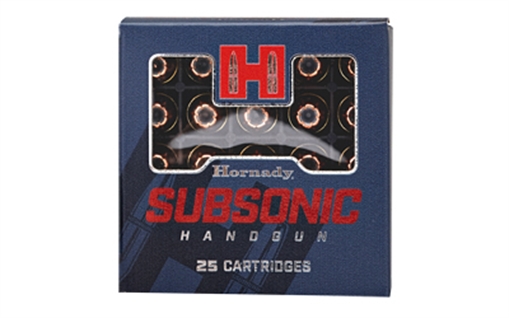Picture of Hornady Subsonic Handgun 9mmLuger 147gr Hornady XTP Subsonic 25 Per Box/10 Case 90287