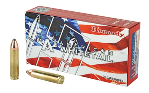 Picture of Hornady American Whitetail Rifle Ammunition .450 Bushmaster 245 gr Interlock SP 2200 fps 20/ct 82242