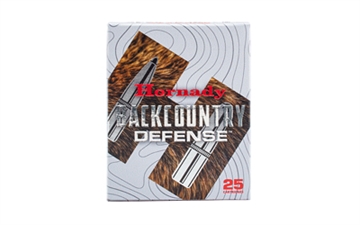 Picture of Hornady Backcountry Defense, 9MM+P, 138 Grain, Dangerous Game Handgun Bullet, 25 Round Box 90268