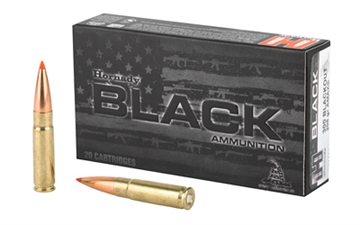 Picture of Hornady Hornady Black Rifle Ammo 300 Blackout 208 gr. A-Max Match Black 20 rd. 80891