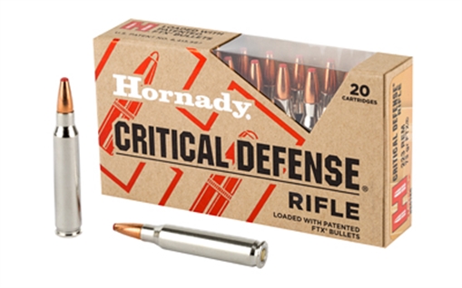 Picture of Hornady Critical Defense 223Rem 73gr Flex Tip eXpanding 20 Per Box/10 Case 80260