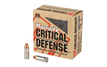 Picture of Hornady Critical Defense 25ACP 35gr Hornady Flex Tip eXpanding 25 Per Box/10 Case 90014