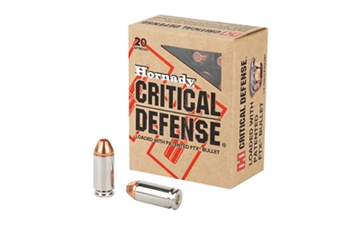 Picture of Hornady Critical Defense 40S&W 165gr Hornady Flex Tip eXpanding 20 Per Box/10 Case 91340