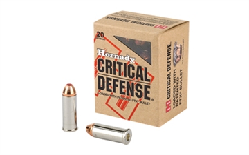 Picture of Hornady Critical Defense 44S&WSpl 165gr Hornady Flex Tip eXpanding 20 Per Box/10 Case 90700