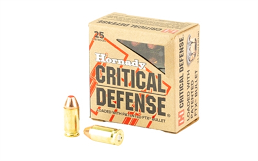 Picture of Hornady Critical Defense 9x18Makarov 95gr Hornady Flex Tip eXpanding 25 Per Box/10 Case 91000