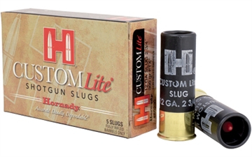 Picture of HORNADY CUSTOM LITE AMO 12GA 2.75 IN 300GR FTX LITE SLUG W/SABOT 5RD (20 BOX CASE) 86230