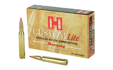 Picture of Hornady Custom Lite Rifle Ammunition .30-06 Springfield 125 gr SST Custom Lite 20/Box 81066