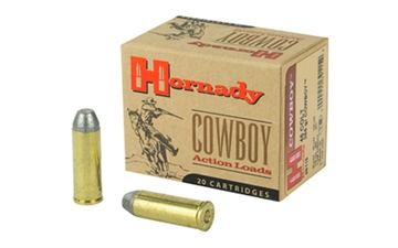Picture of Hornady Custom, Cowboy, 45LC, 255 Grain, Lead Flat Nose, 20 Round Box 9115