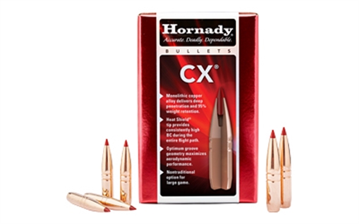 Picture of Hornady CX 7MM CALIBER (0.284'') 139GR POLYMER TIP BOAT TAIL 50/BOX 282704
