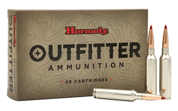 Picture of Hornady Outfitter, 308 Winchester, 180 Grain, Copper alloy eXpanding Projectile, 20 Round Box 80982