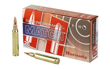 Picture of Hornady Hornady Superformance Match Rifle Ammo 223 Rem 75 gr. BT Hollow Point Match 20 rd. 80264