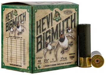 Picture of HEVI-Shot HEVI-Bismuth 10Gauge 3.50" 1 3/4oz Bismuth 1Shot 25 Per Box/10 Case HS15501