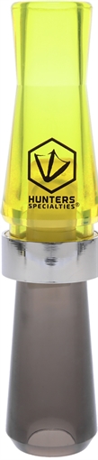 Picture of Hunters Specialties E-Z-E Plucker Short Reed Goose Call Black/Yellow Polycarbonate HS-WF-SRGC