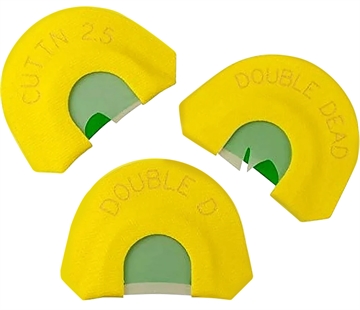 Picture of HS Strut Ultimate Starter Pack Diaphragm Call Attracts Turkeys Yellow 3 Per Pkg 05933