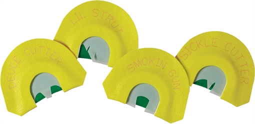 Picture of HS Strut Premium Flex 4 Diaphragm Call Attracts Turkey Species Yellow Contains 4 Calls STR05930