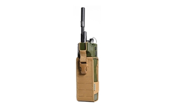 Picture of High Speed Gear TACO GEN 2, Pouch, Fits Large Radio (PRC-148/152/163/MPU5), Nylon/Thermoplastic Construction, Coyote Brown 24RD02CB