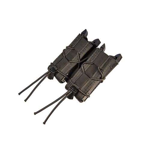 Picture of High Speed Gear Pistol TACO, Double Magazine Pouch, Molle, Fits Most Pistol Magazines, Hybrid Kydex and Nylon, Black 11PT02BK