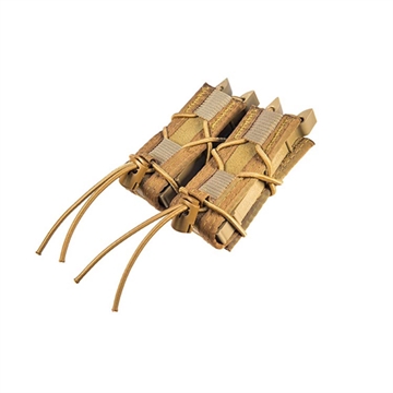 Picture of High Speed Gear Pistol TACO, Double Magazine Pouch, Molle, Fits Most Pistol Magazines, Hybrid Kydex and Nylon, Coyote Brown 11PT02CB