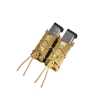 Picture of High Speed Gear Pistol TACO, Double Magazine Pouch, MOLLE, Fits Most Pistol Magazines, Hybrid Kydex and Nylon, Multicam 11PT02MC