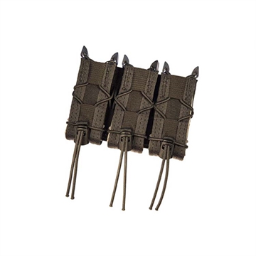 Picture of High Speed Gear Pistol TACO, Triple Magazine Pouch, MOLLE, Fits Most Pistol Magazines, Hybrid Kydex and Nylon, Black 11PT03BK
