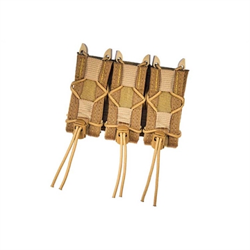 Picture of High Speed Gear Pistol TACO, Triple Magazine Pouch, MOLLE, Fits Most Pistol Magazines, Hybrid Kydex and Nylon, Coyote Brown 11PT03CB