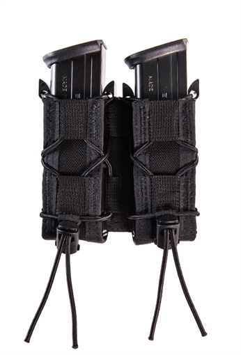 Picture of High Speed Gear TACO Mag Pouch Double Black Nylon Belt Compatible w/ Pistol 13PT12BK
