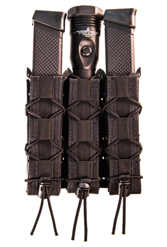 Picture of High Speed Gear TACO Mag Pouch Triple Black Nylon Belt Compatible w/ Pistol 13PT13BK