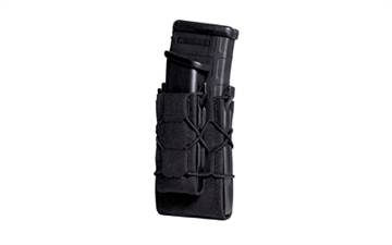 Picture of High Speed Gear TACO GEN 2, Magazine Pouch, Fits (1) Pistol and (1) Rifle Magazine, Nylon/Thermoplastic Construction, Black 24DD00BK