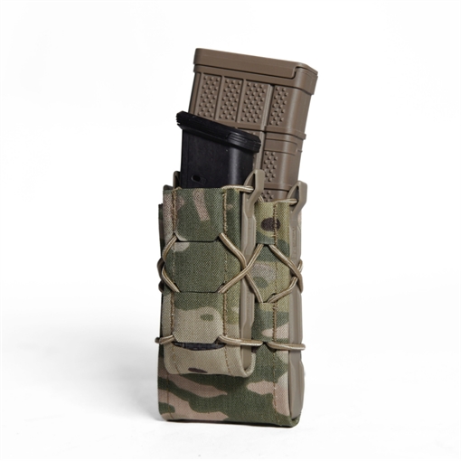 Picture of High Speed Gear TACO Gen 2 Double Decker Multi-Cam Nylon MOLLE Compatible w/ Rifle/Pistol 24DD00MC