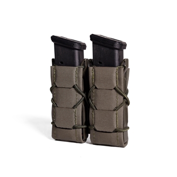 Picture of High Speed Gear TACO Gen 2 Double Pistol OD Green Nylon MOLLE Compatible w/ Pistol 24PT02OD