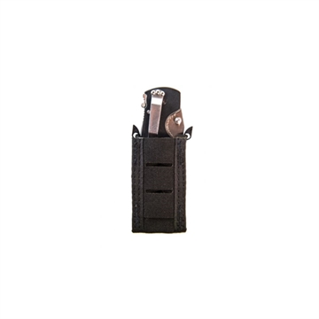 Picture of High Speed Gear TACO Duty Single Pistol Mag, Black Nylon with MOLLE Exterior, Fits MOLLE & 2" Belt 41PT00BK