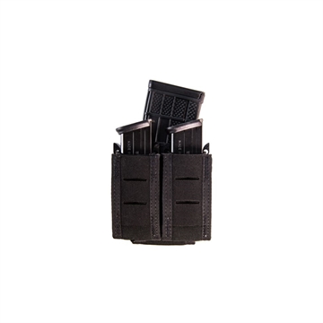 Picture of High Speed Gear TACO Duty Double (2 Pistol/1 Rifle), Black Nylon with MOLLE Exterior, Fits MOLLE & 2" Belt 41TP02BK