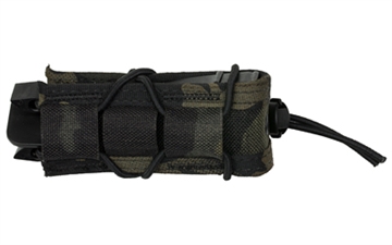 Picture of High Speed Gear Pistol TACO, Single Magazine Pouch, Molle, Fits Most Pistol Magazines, Hybrid Kydex and Nylon, Multicam Black 11PT00MB