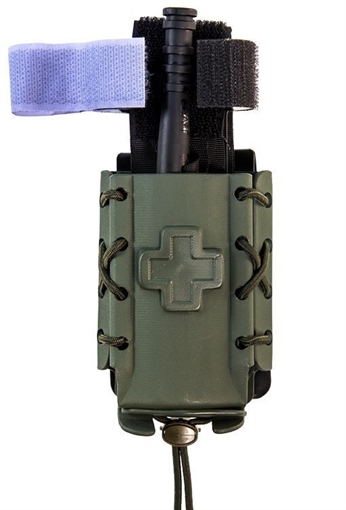 Picture of HSGI: Slick Tourniquet TACO U-Mount-Olive Drab HSG-11TQK2OD