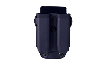 Picture of High Speed Gear Uniform Line, Twin Mag Pouch, Size 2, Black, Fits MOLLE or Belt, Kydex, Universal Clip Mount 42P202BK
