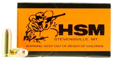 Picture of HSM HSM Training Handgun Ammunition 10mm Auto FMJ 180 gr. 50 rd. HSM-10mm-2-N 10MM2N