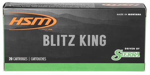 Picture of HSM HSM Varmint Rifle Ammunition 22-250 Rem. BlitzKing 55 gr. 20 rd. HSM-22-250-20-N 2225020N