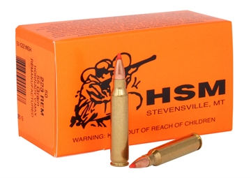 Picture of HSM Varmint *Remanufactured 223Rem 55gr Hornady V-Max 50 Per Box/10 Case 22315