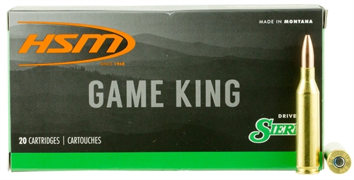 Picture of HSM Game King 243 Win 85 gr Sierra GameKing Spitzer Boat Tail 20 Per Box/ 25 Case 2439N