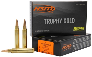 Picture of HSM Trophy Gold Extended Range 300 Win Mag 210 gr Berger Hunting VLD Match 20 Per Box/ 20 Case 300WM210VLD
