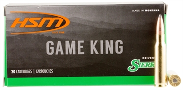 Picture of HSM Game King 308 Win 150 gr Sierra GameKing Spitzer Boat Tail 20 Per Box/ 25 Case 30841N