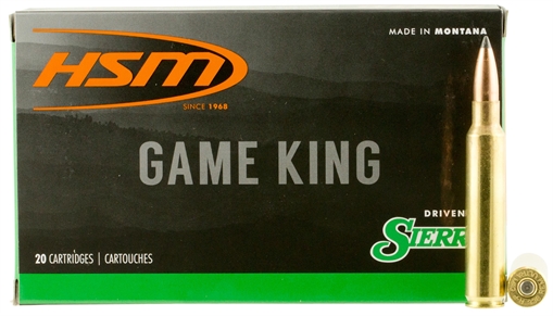 Picture of HSM Game King 338 RUM 215 gr Sierra GameKing Spitzer Boat Tail 20 Per Box/ 20 Case 338RUM10N