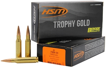Picture of HSM Trophy Gold Extended Range 7mm-08 Rem 140 gr Berger Hunting VLD Match 20 Per Box/ 25 Case 7MM08140VLD