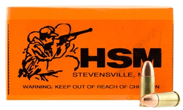 Picture of HSM Training 9mm Luger 124 gr Full Metal Jacket 50 Per Box/ 20 Case 9MM4R